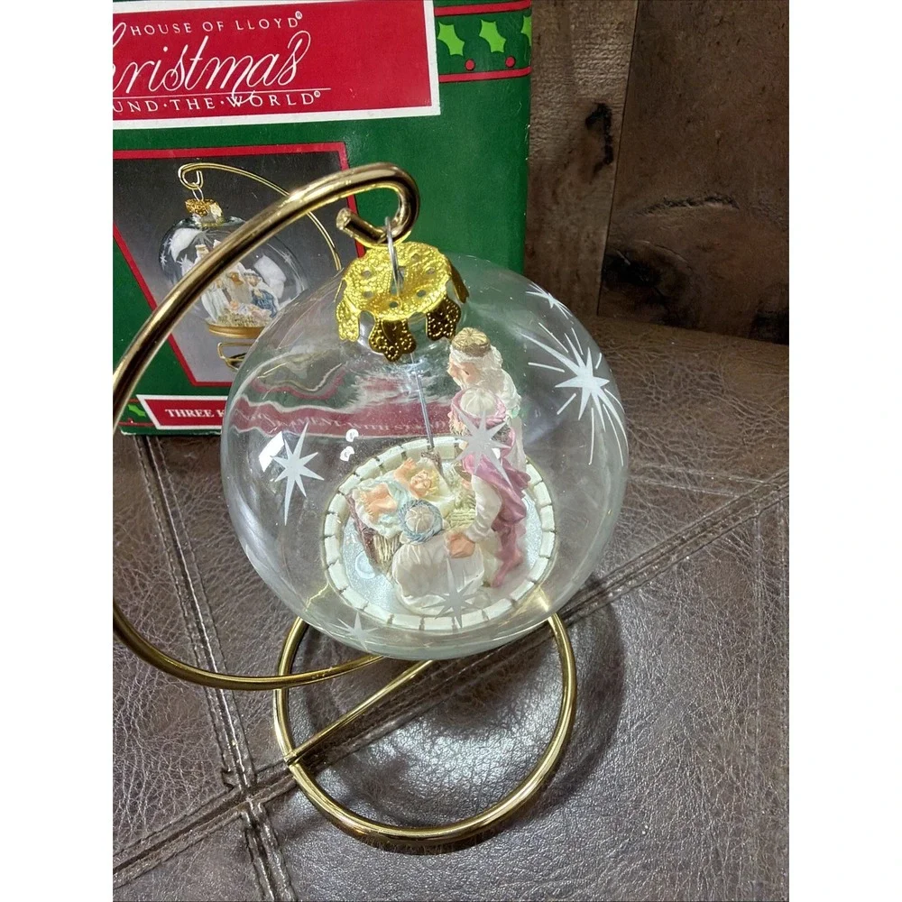 House of Lloyd Christmas Around The World 3 Kings Nativity Ornament 1994 Vintage